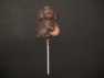 630 Puppy Dog Chocolate or Hard Candy Lollipop Mold